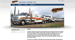 Desktop Screenshot of cavemantowing.com